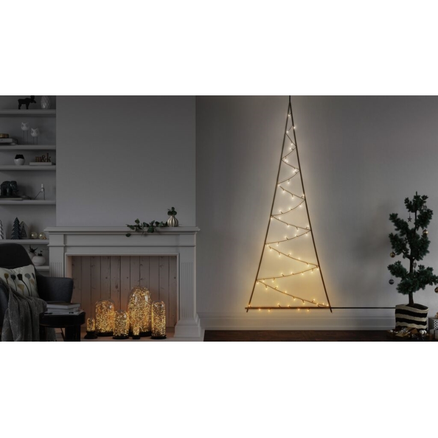 Twinkly - LED RGBW Dimbaar buitenshuis Kerstboom LIGHT TREE 70xLED IP44 Wi-Fi