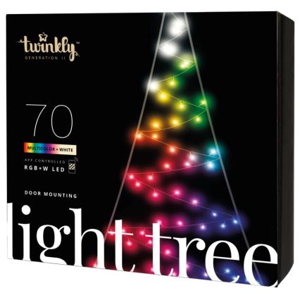 Twinkly - LED RGBW Dimbaar buitenshuis Kerstboom LIGHT TREE 70xLED IP44 Wi-Fi