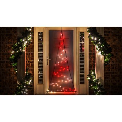Twinkly - LED RGBW Dimbare buitenkerstboom LIGHT TREE 70xLED IP44 Wi-Fi