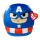 TY - Plushen speelgoed Squishy CAPTAIN AMERICA 22 cm