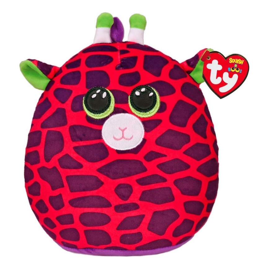 TY - Plushen speelgoed Squishy GILBERT giraf 22 cm