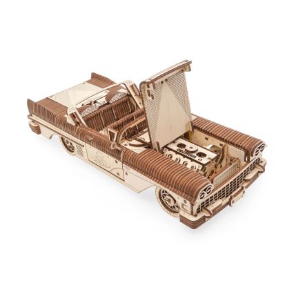 Ugears - 3D houten mechanische puzzel Cabriolet