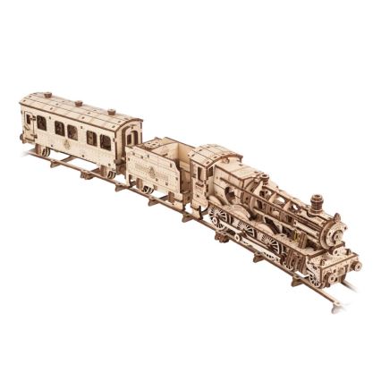 Ugears - 3D houten mechanische puzzel Harry Potter Hogwarts expres