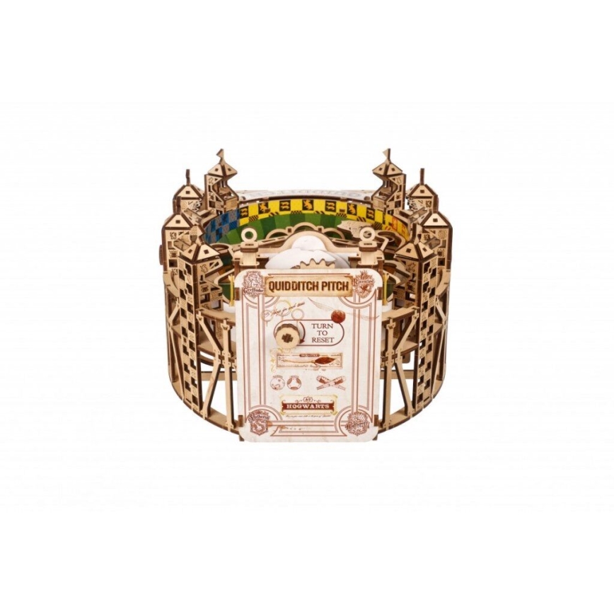 Ugears - 3D houten mechanische puzzel Harry Potter Quidditch Pinball