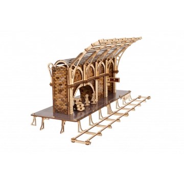 Ugears - 3D houten mechanische puzzel Harry Potter treinstation
