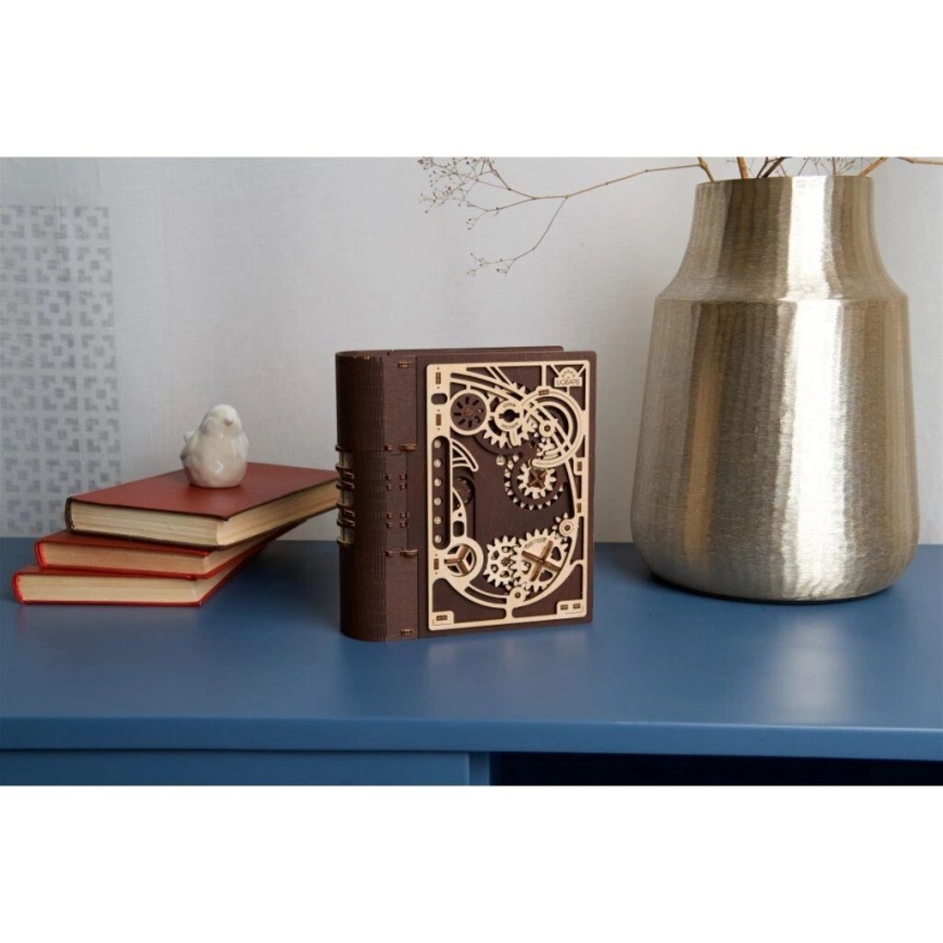 Ugears - 3D houten mechanische puzzel Het Boek der Geheimen