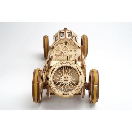 Ugears - 3D houten mechanische puzzel U9 Auto Grand Prix