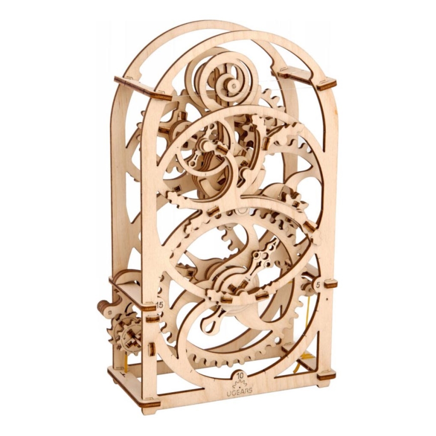 Ugears - 3D houten mechanische puzzel Uurwerk