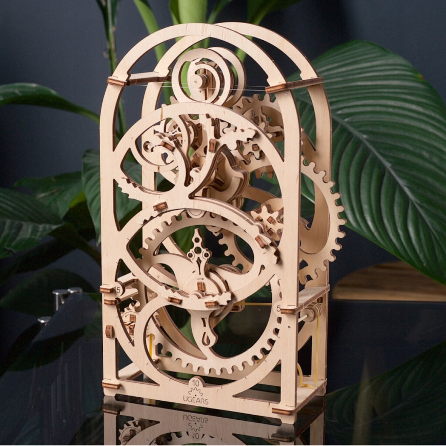 Ugears - 3D houten mechanische puzzel Uurwerk