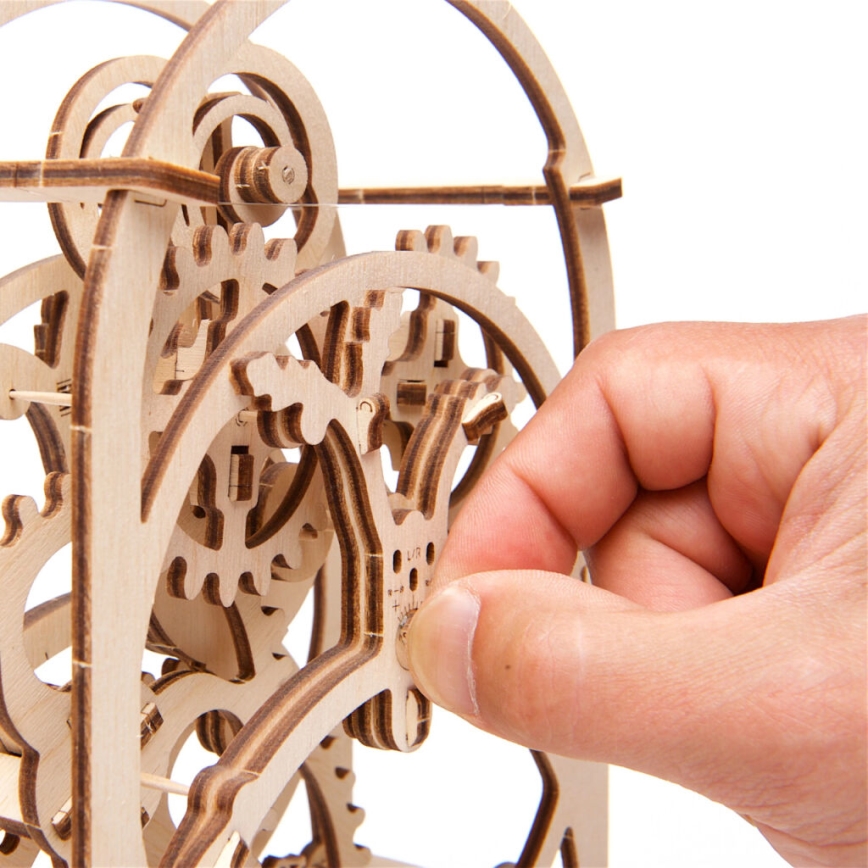 Ugears - 3D houten mechanische puzzel Uurwerk