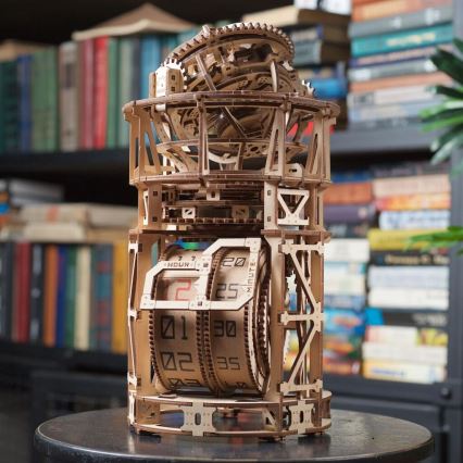 Ugears - 3D houten mechanische puzzel Uurwerk met tourbillon