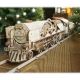 Ugears - 3D houten mechanische puzzel V-Express stoomlocomotief met tender