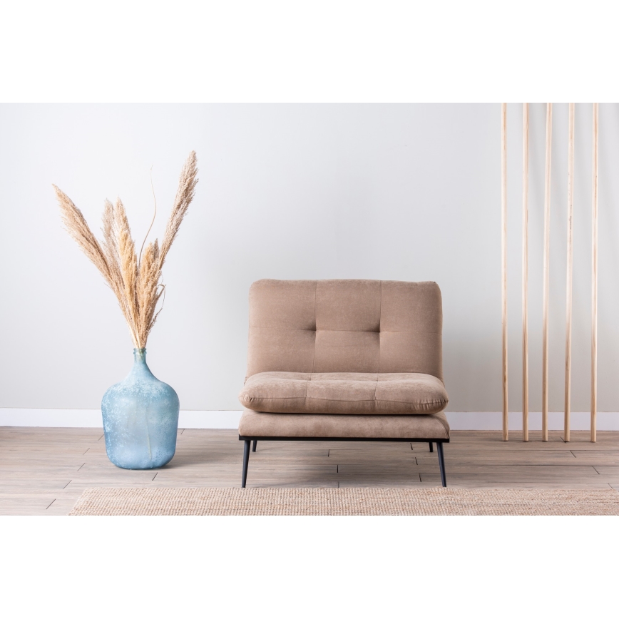 Uitklapbare fauteuil SPEAKY bruin