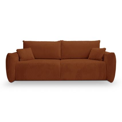 Uitklapbare tweezitsbank FRIDA bruin