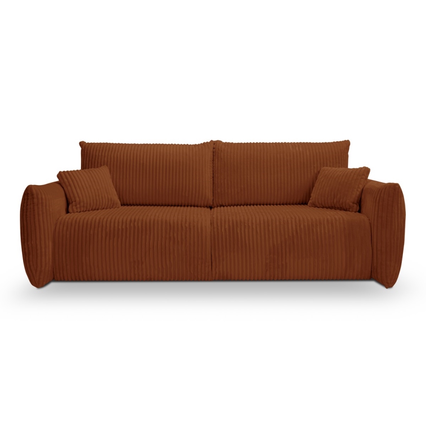 Uitklapbare tweezitsbank FRIDA bruin