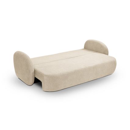 Uitschuifbare driezitsbank OLBIA beige