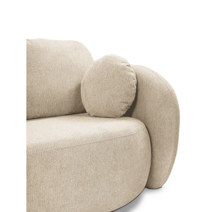 Uitschuifbare driezitsbank OLBIA beige