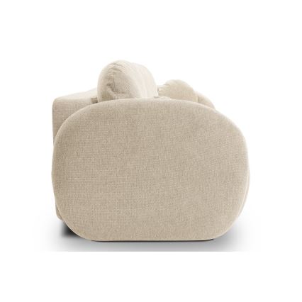 Uitschuifbare driezitsbank OLBIA beige