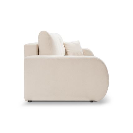 Uitschuifbare driezitsbank DESIO, beige
