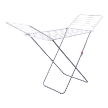 Uitschuifbare droogrek TORO 180x93 cm wit