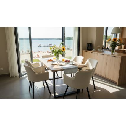 Uitschuifbare eettafel COLIN Sonoma eik