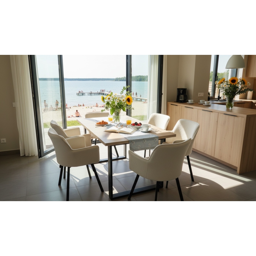 Uitschuifbare eettafel COLIN Sonoma eik