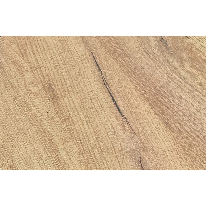 Uitschuifbare eettafel CONVI 100/140x73 cm eik craft/zwart