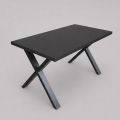 Uitschuifbare eettafel DOMO 150/190x80 cm zwart