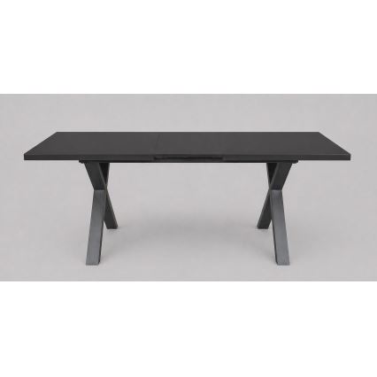 Uitschuifbare eettafel DOMO 150/190x80 cm zwart