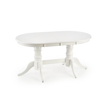 Uitschuifbare eettafel FUERTE 150/190x90 cm wit