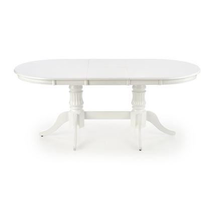 Uitschuifbare eettafel FUERTE 150/190x90 cm wit