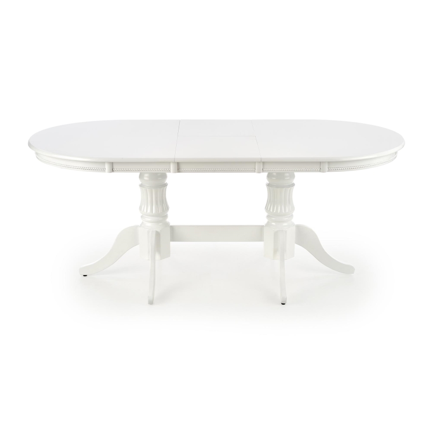 Uitschuifbare eettafel FUERTE 150/190x90 cm wit