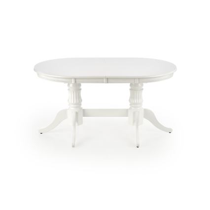 Uitschuifbare eettafel FUERTE 150/190x90 cm wit