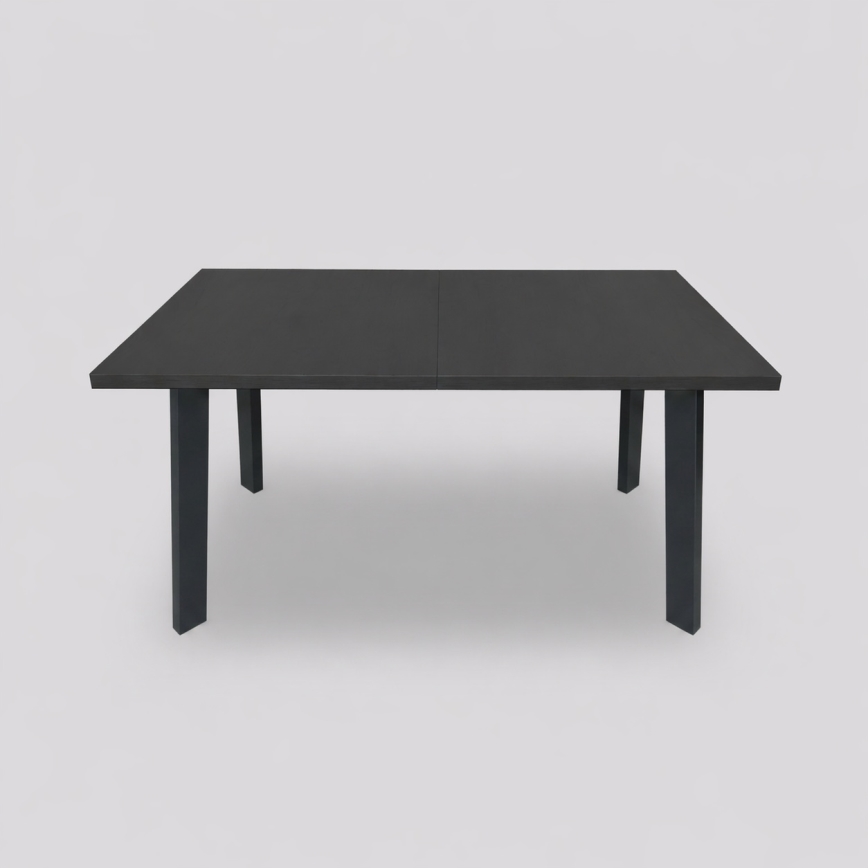 Uitschuifbare eettafel KERNO 150/190x80 cm zwart