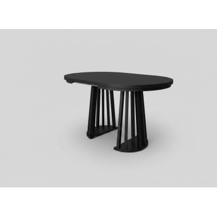 Uitschuifbare eettafel NEXUS 100/140x77 cm zwart