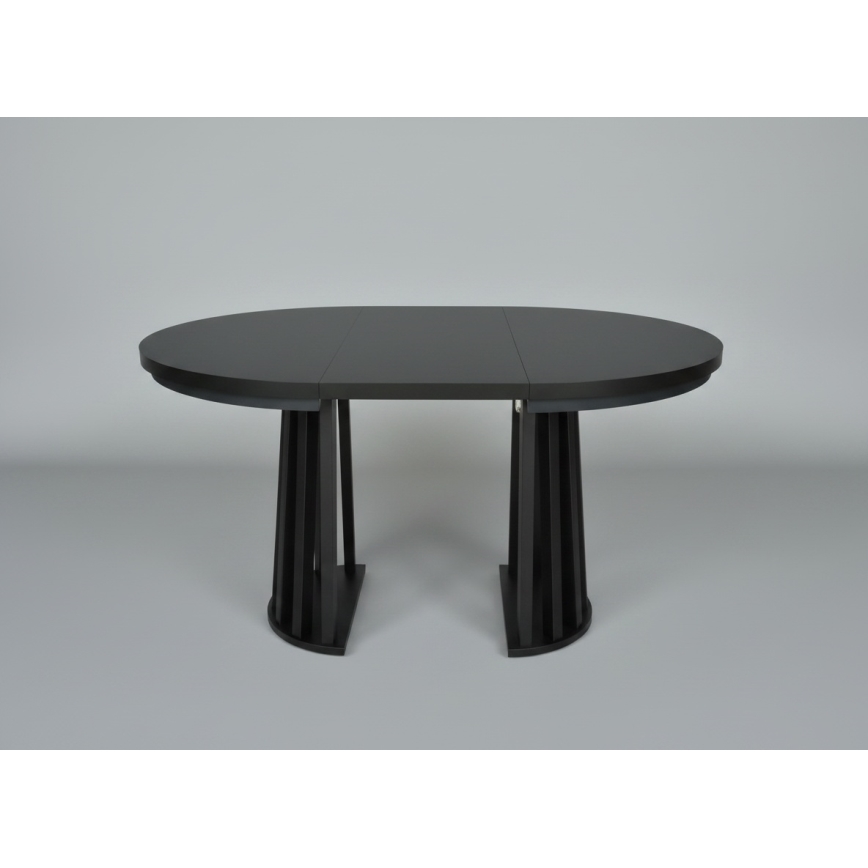 Uitschuifbare eettafel NEXUS 100/140x77 cm zwart