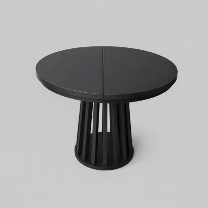Uitschuifbare eettafel NEXUS 100/140x77 cm zwart