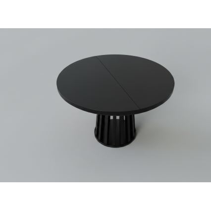 Uitschuifbare eettafel NEXUS 100/140x77 cm zwart