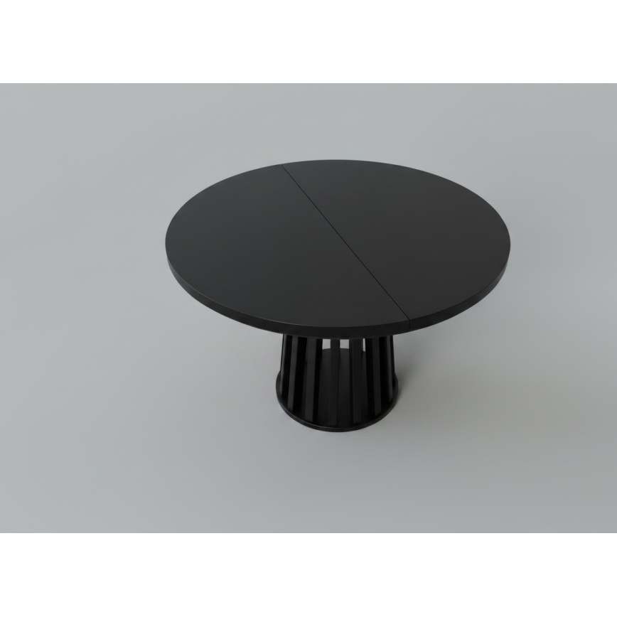 Uitschuifbare eettafel NEXUS 100/140x77 cm zwart