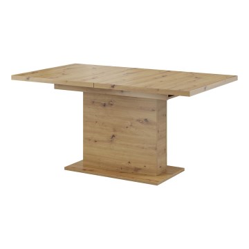 Uitschuifbare eettafel STRAP, artisan eiken