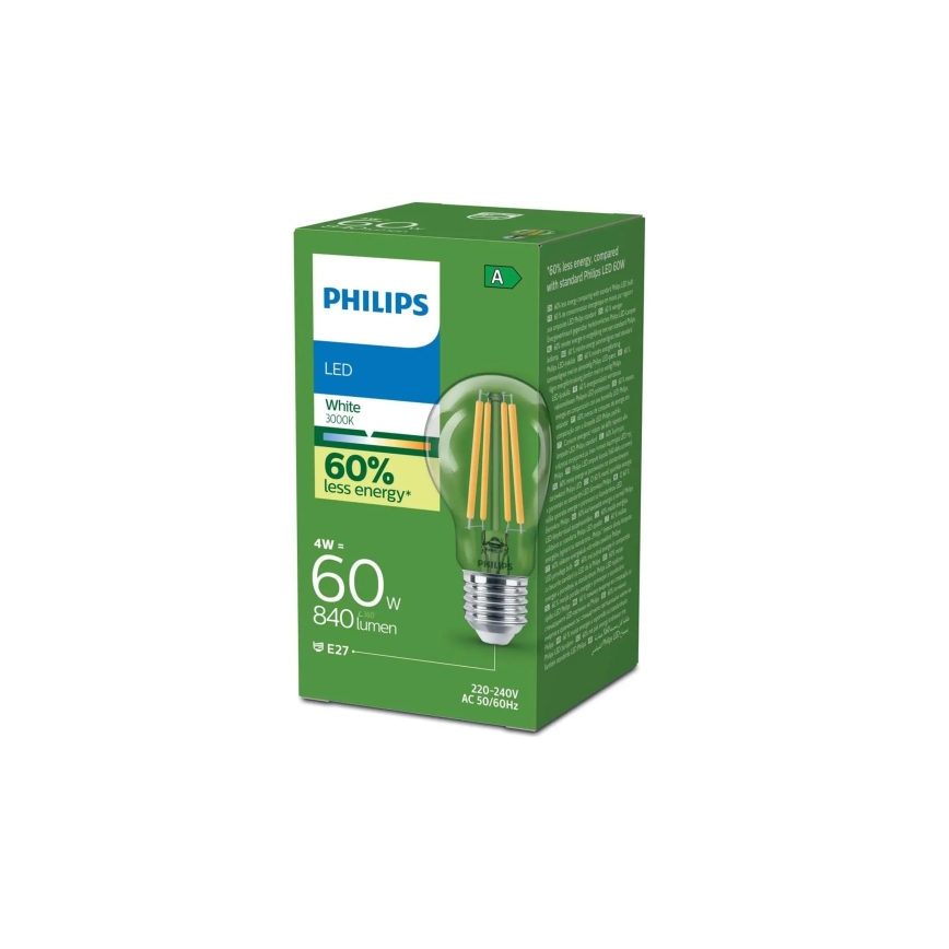 Ultra-efficiënte vintage LED-lamp Philips A60 E27/4W/230V 3000K