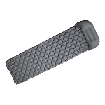 Ultralichte opblaasbare campingmat 500 g grijs