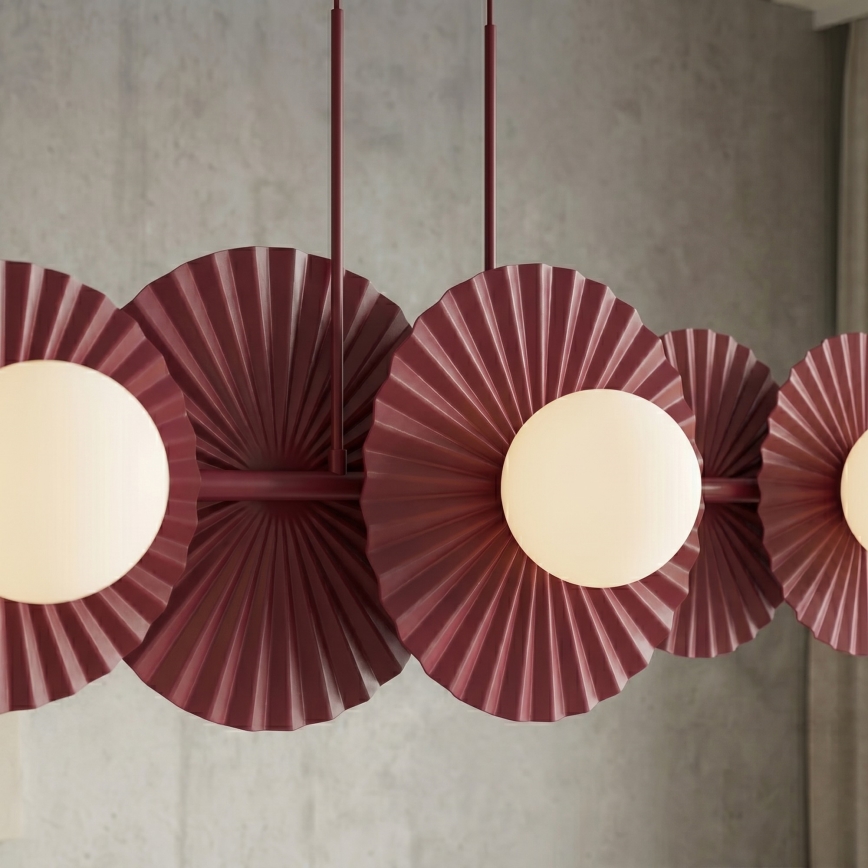 UMBRA kroonluchter aan kabel 6xG9/8W/230V, rood
