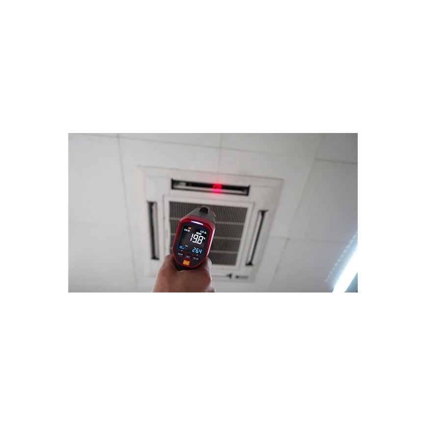 Uni-T - Infrarood contactloze thermometer 1x9V 6LR61 1300°C