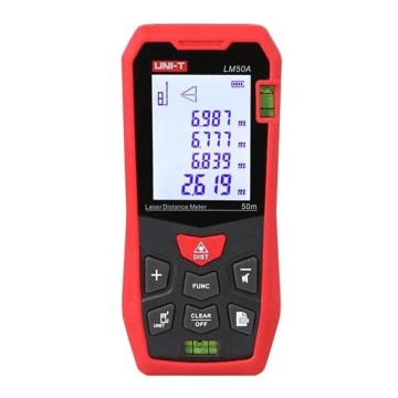 Uni-T LM 50A - Laserafstandsmeter 2xAAA