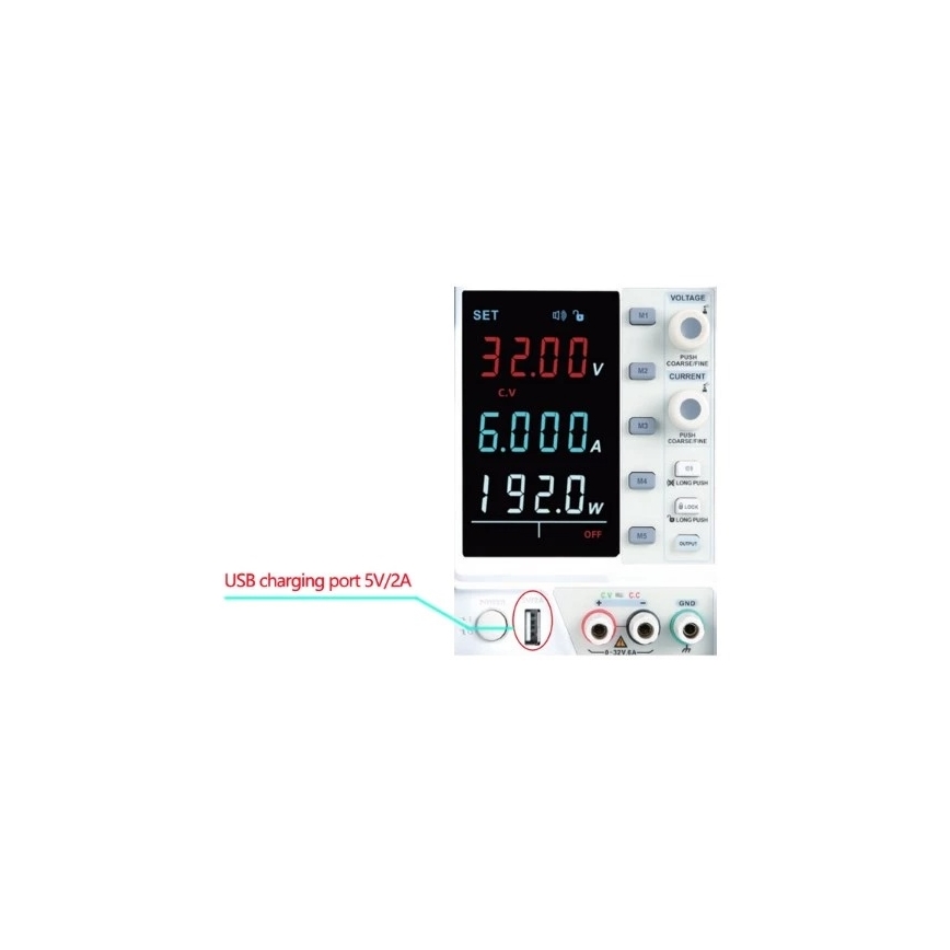 Uni-T UDP1306C - Laboratoriumvoeding UDP1306C 0-32V/0-6A