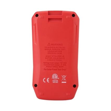 Uni-T UT673PV - Zonne-multimeter voor MPPT-systemen