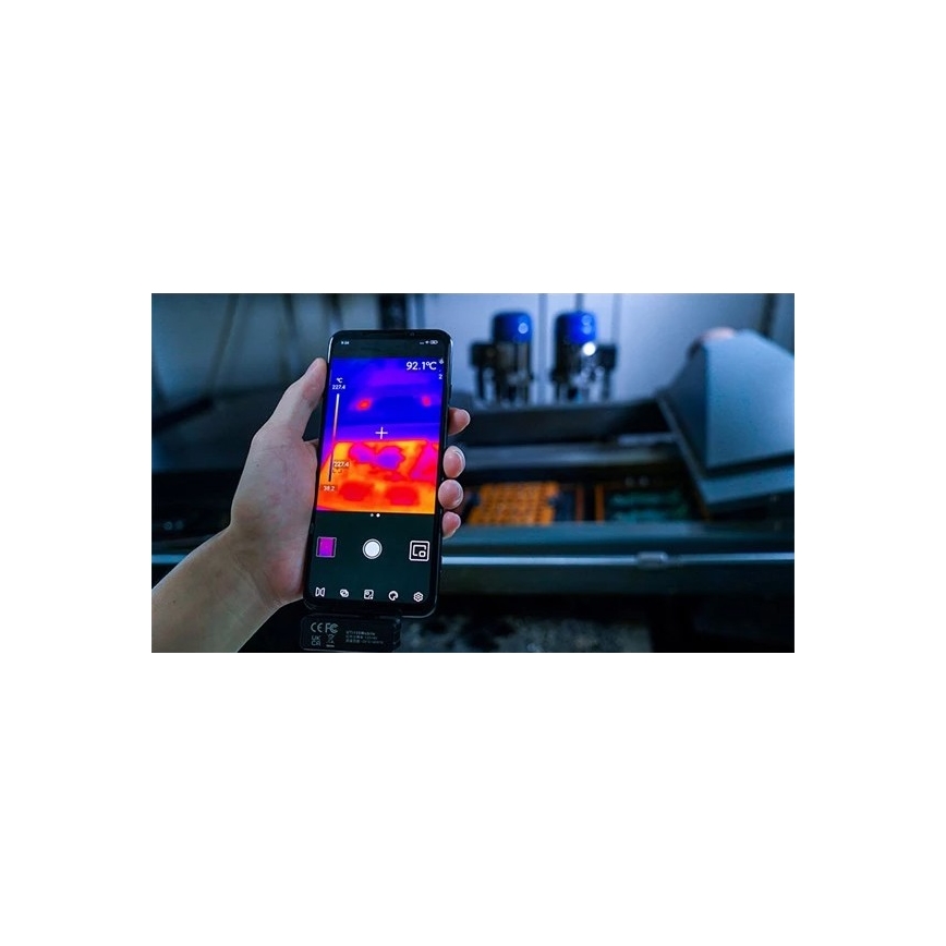 Uni-T UTi120MS - Thermal camera lightning voor iPhone
