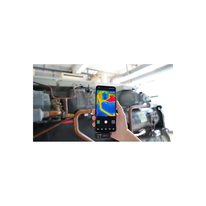 Uni-T UTi120MS - Thermal camera lightning voor iPhone