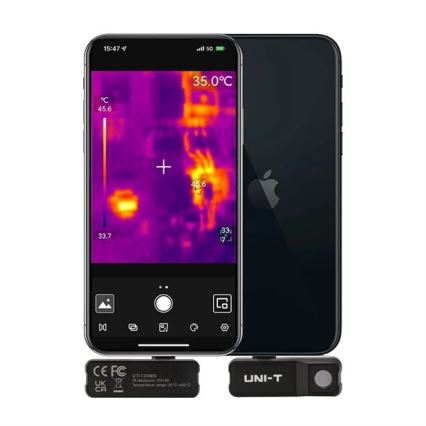 Uni-T UTi120MS - Thermal camera lightning voor iPhone